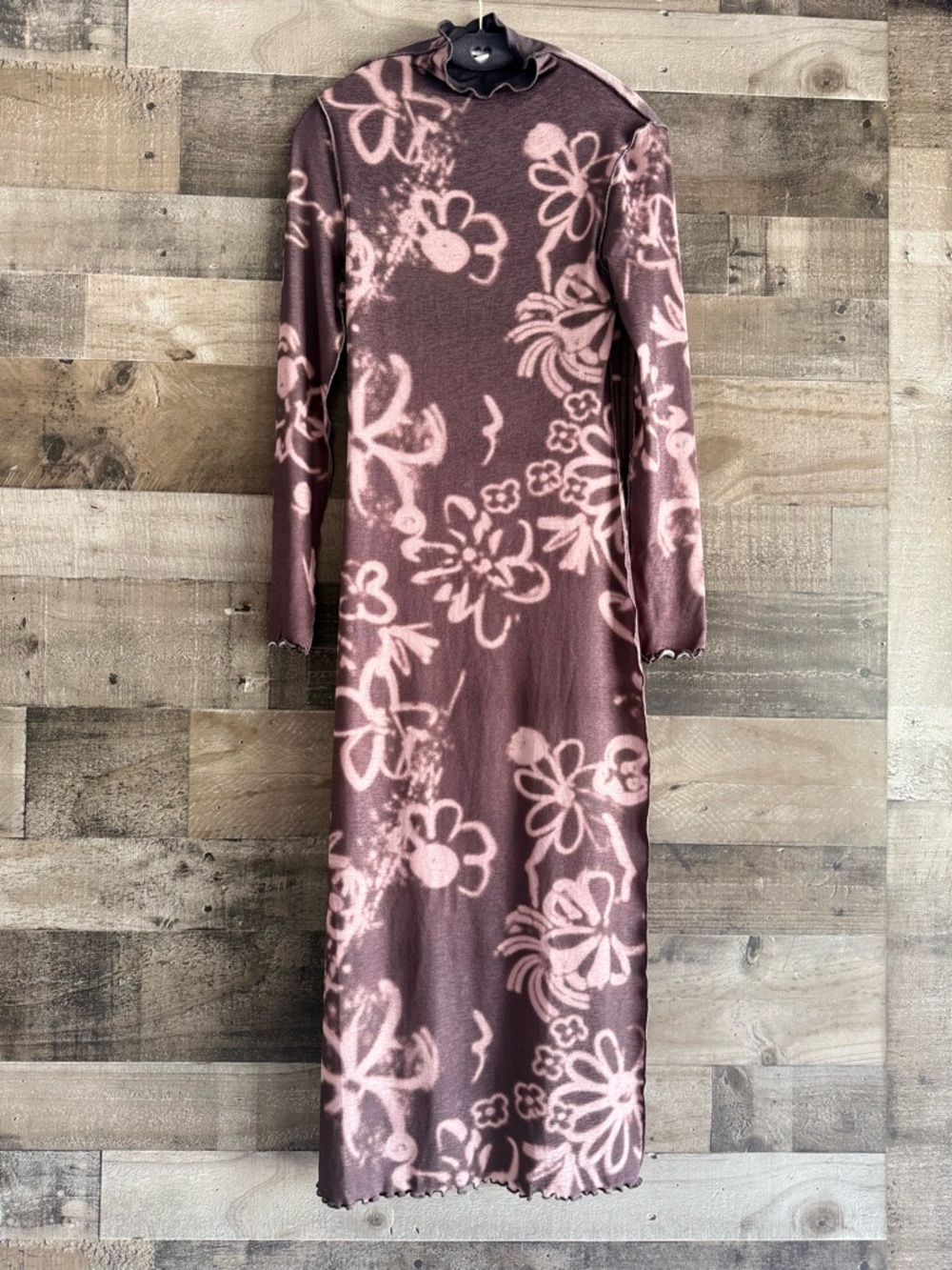 Boho -chic Topshop Mauve Pink Floral Maxi Dress 🥰 - Picture 2 of 10